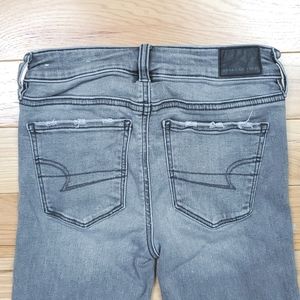American Eagle Outfitters Grey Jeans Size 000 Short
